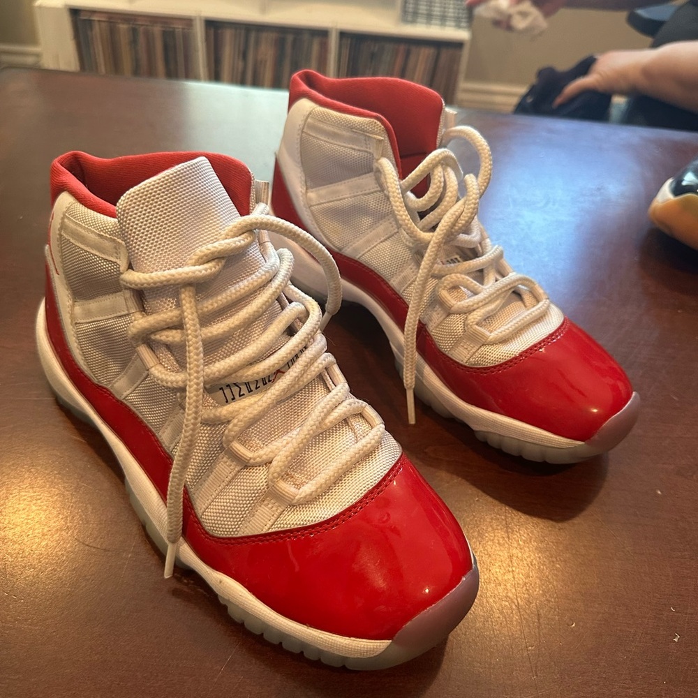 Kids Red and White Sneakers